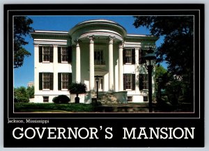 Governor's Mansion, Jackson, Mississippi, Chrome Postcard, NOS