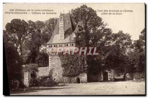 Old Postcard Haute Goulaine Chateau Goulaine Tower archives and & # 39entree ...