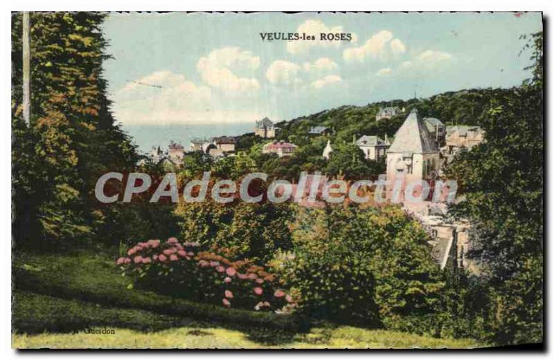 Old Postcard Veules les Roses