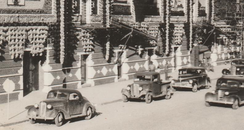 RPPC Mitchell Corn Palace in 1949 SD, South Dakota