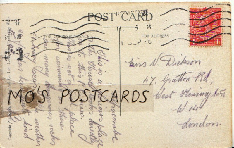 Genealogy Postcard - Dickson - Gratton Rd - West Kensington - London - Ref 9219A