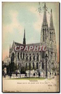 Postcard Old Votivkirche Wien