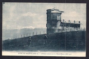 Observatory at Salève view of Mont Blanc FRANCE Unused c1910s