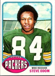 1976 Topps Football Card Steve Odom Green Bay Packers sk4361