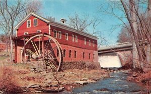 Old Grist Mill & Water Wheel in Granby, Massachusetts