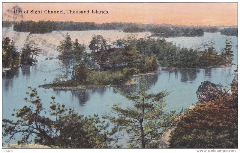 Out of Sight Channel, Thousand Islands, Ontario, Canada, PU-1916