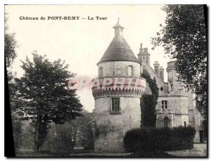 Old Postcard Chateau de Pont Remy Tower