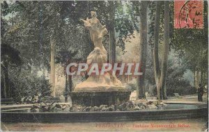 Postcard Old Perpignan Monumental Fountain