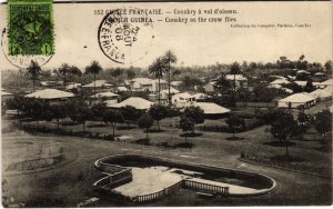 PC CONAKRY AS THE CROW FLIES FRENCH GUINEE GUINEA (a35857)