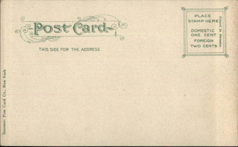 Troy NY Steamboat Landing Congress St. c1905 Postcard