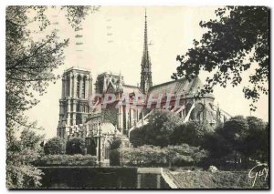 Postcard Modern Marvels Paris and Cathedrale Notre Dame seen from the south is