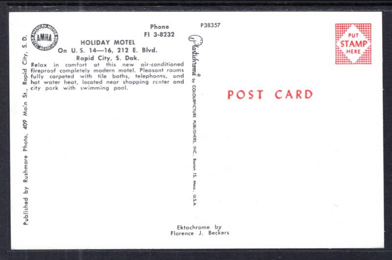 Holiday Motel,Rapid City,SD