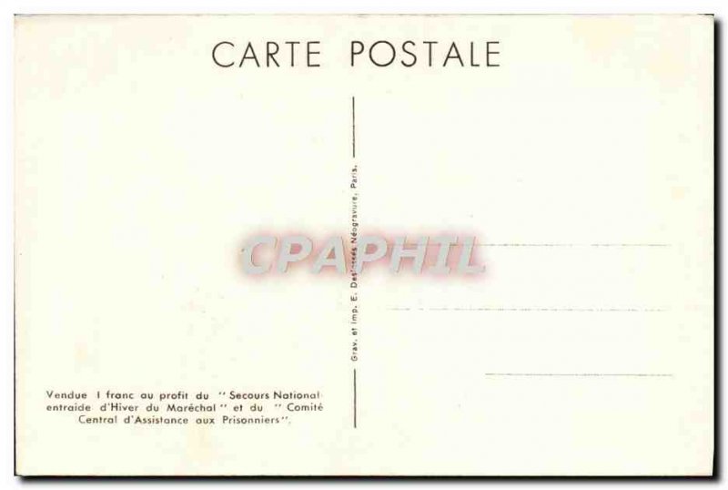 Old Postcard Petain