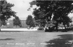 J62/ Waukegan Illinois RPPC Postcard c1940s Victory Memorial Park  211