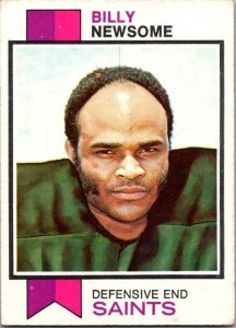 1973 Topps Football Card Don Newsome New Orleans Saints sk2475