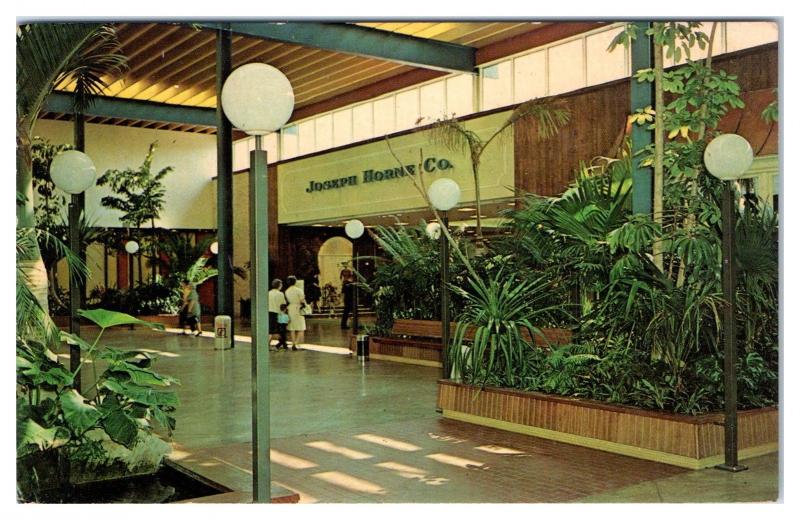 1950s/60s Joseph Horne Co. at Northway Mall, North Hills, Pittsburgh PA  Postcard