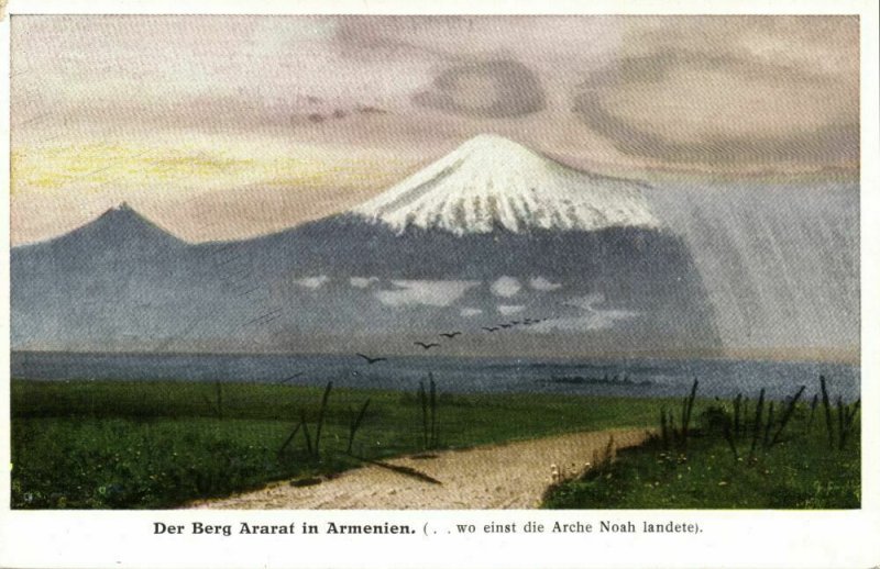 armenia turkey, Mount Ararat, Volcano (1910s) Postcard