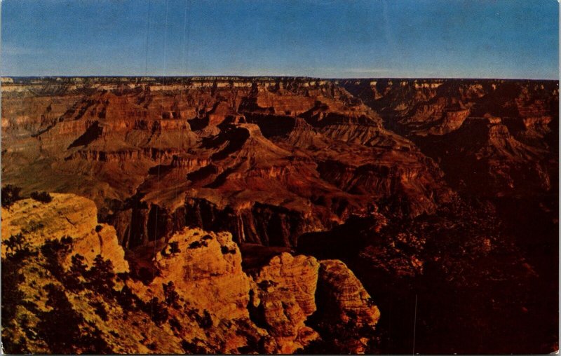 Grand Canyon National Park Arizona AZ VTG Postcard UNP Unused Vintage Kodachrome 