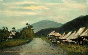 c1910 Postcard; Sumatra Padangsche Bovenlanden Padangpandjang Indonesia Java