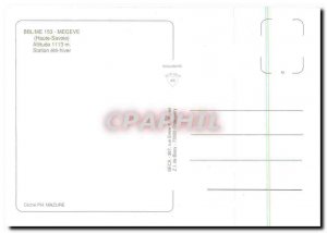 Modern Postcard Megeve Haute Savoie resort summer winter