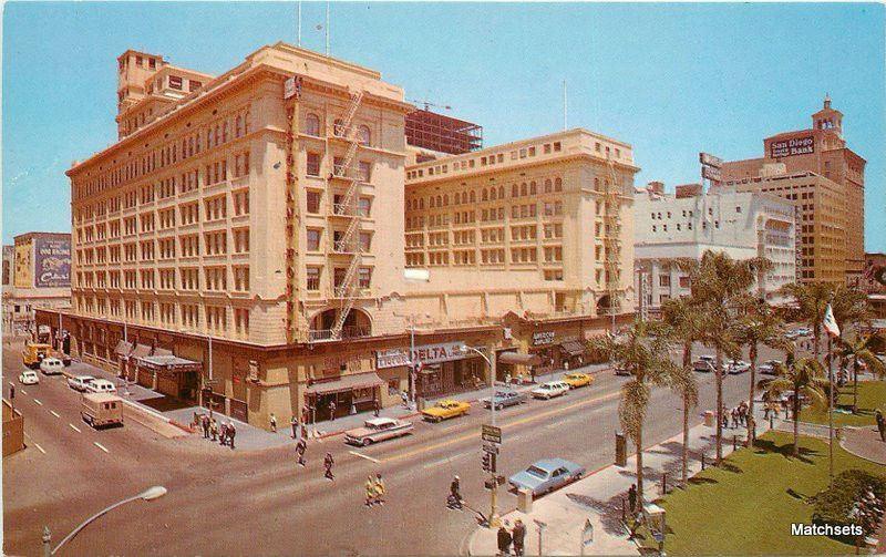 SAN DIEGO CALIFORNIA US Grant Hotel Road Runner postcard 100266