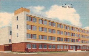 Waco, Texas TX    YMCA BUILDING McLennan County ca1940's Curteich Linen Postcard