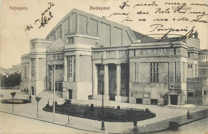 Hungary Budapest 1914 opera