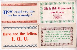 4 - Old Cards with Verses