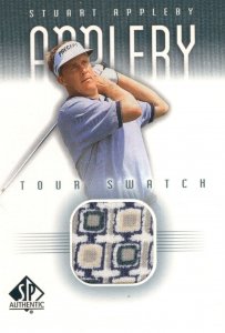 Stuart Appleby Original Shirt Golf Tour Rare Limited Swatch Card