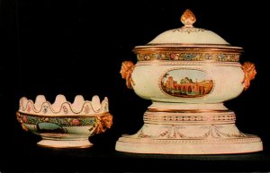 Russia Leningrad The Hermitage Museum Bowl For Wine Glasses and Tureen Imperi...