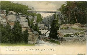 Lower Bridge over Fall Creek Ithaca NY, New York - HC UDB