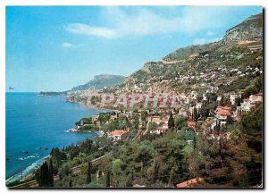 Modern Postcard Roquebrune Riviera General view at the bottom Monaco