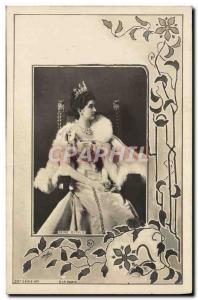 Old Postcard Queen of & # 39Italie