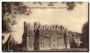 Crasville Roquefort Old Postcard The castle 1442 years