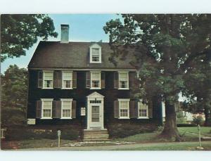 Unused Pre-1980 DAVID TAYLOR HOMESTEAD Danbury Connecticut CT r9456