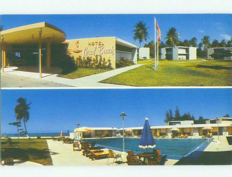 Unused Pre-1980 CORAL BEACH HOTEL San Juan Puerto Rico PR hr3464