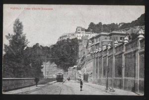 3100744 ITALY Napoli Corso Vittorio Emanuele TRAM Vintage PC