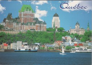 Canada Postcard - Quebec, Chateau Frontenac, St Lawrence River  RR18191