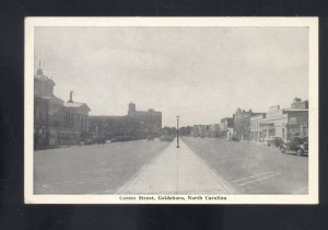 GOLDSBORO NORTH CAROLINA NC CENTER STREET DOWNTOWN SCENE VINTAGE POSTCARD