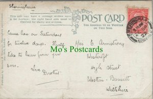 Genealogy Postcard -Armstrong - Westcroft, High Street, Wootton Bassett RF7297