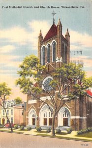 First Methodist Church and Church House Wilkes-Barre, Pennsylvania PA  