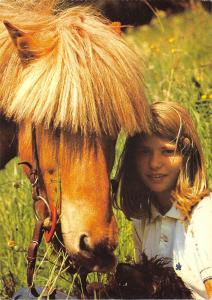 BR71958 girl with horse cheval germany  animal animaux