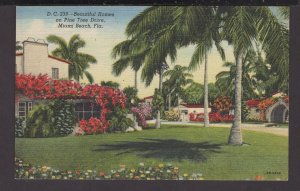 Florida Miami Beach - Beautiful Homes on Pine Tree Drive ~ Linen