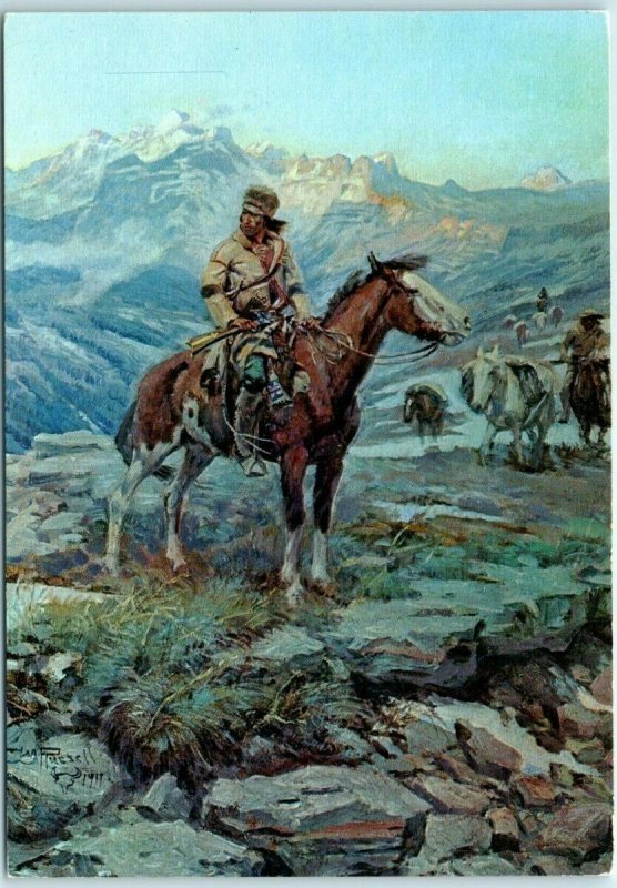 "Free Trapper" by Charles Marlon Russell On Display in Helena