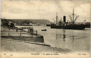 CPA DUCLAIR - Le Quai de ROUEN (105316)