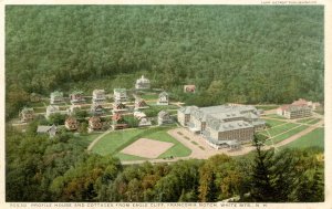 NH - Franconia Notch. Profile House & Cottages from Eagle Cliff