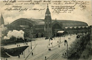 CPA AK Hamburg- Der neue Centralbahnhof GERMANY (947994)