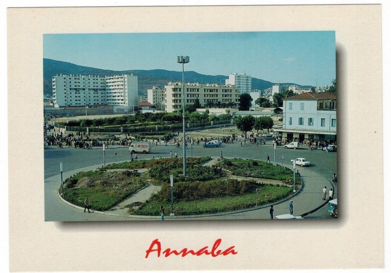 Algeria 2005 Unused Postcard Annaba Municipal Town Place Square Cars