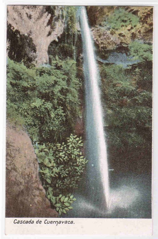 Cascada de Cuernavaca Mexico1905c postcard