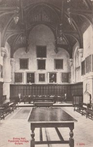 OXFORD, PEMBROKE COLLEGE, DINING HALL, Oxfordshire - Vintage POSTCARD